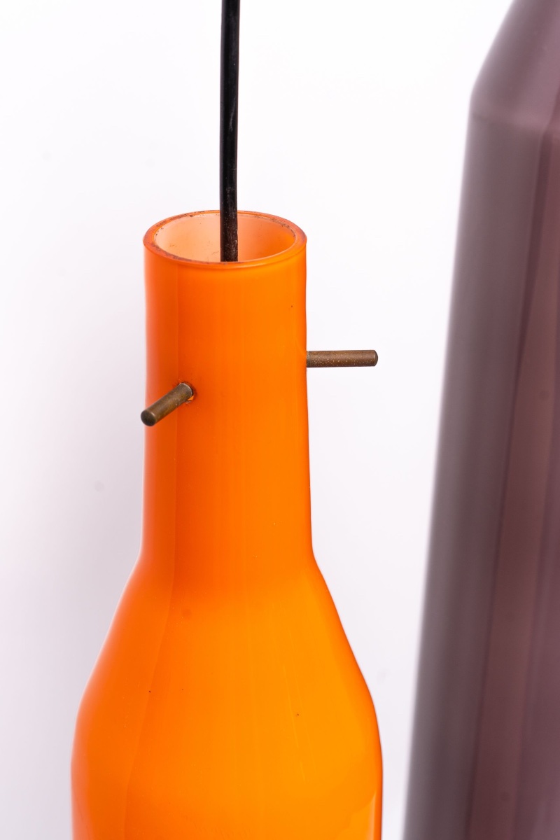 Alessandro Pianon - Pair Of Murano Pendant Lights By Vistosi-photo-2