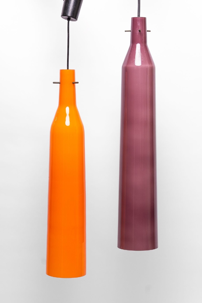 Alessandro Pianon - Pair Of Murano Pendant Lights By Vistosi