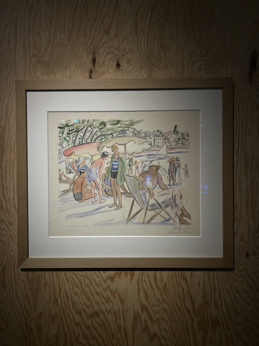 Scène de plage à Juan les Pins de Maud Hunt Squire