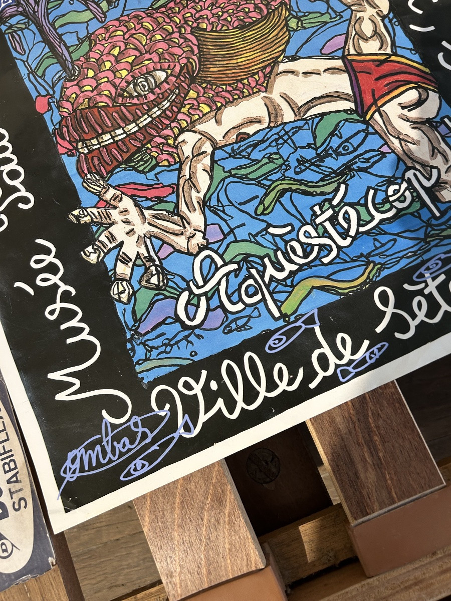 Robert Combas - affiche signée -photo-2