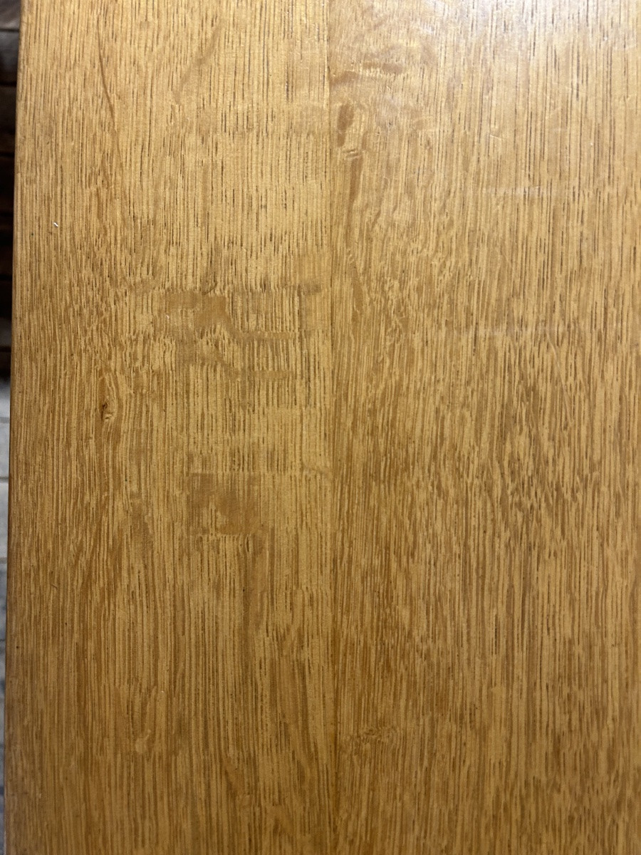 Table et banc en chêne blond-photo-2