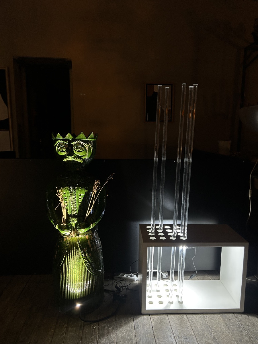 Sculpture: Illuminated Italian Coat Rack, 1970