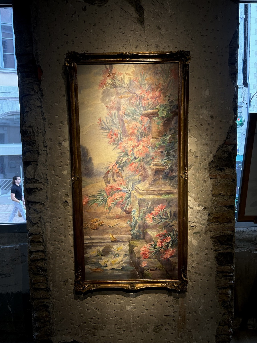 Very Large Watercolor By Blanche Odin-photo-3