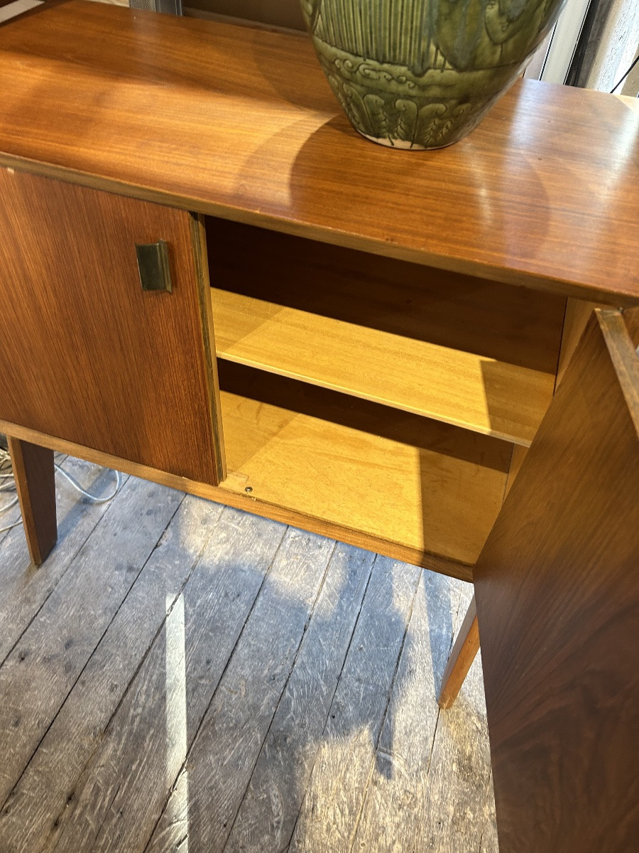 Modular Italian Teak Bookcase, 1970-photo-3