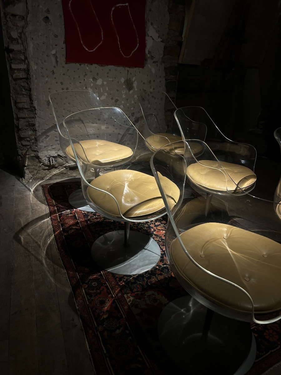 Estelle & Erwin Laverne - 6 Champagne Armchairs -photo-1