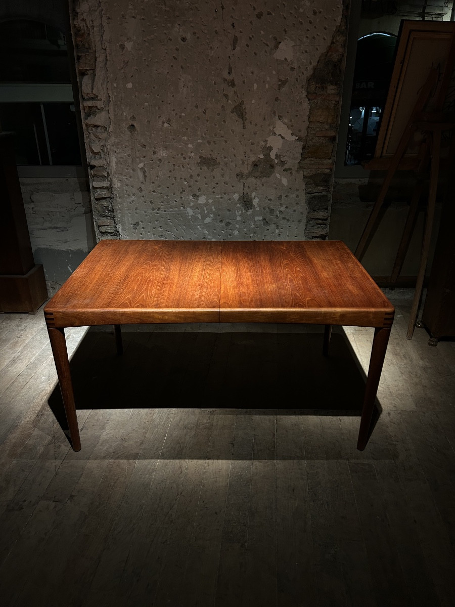 Table de salle à manger à rallonges de Henry Walter Klein, 1960