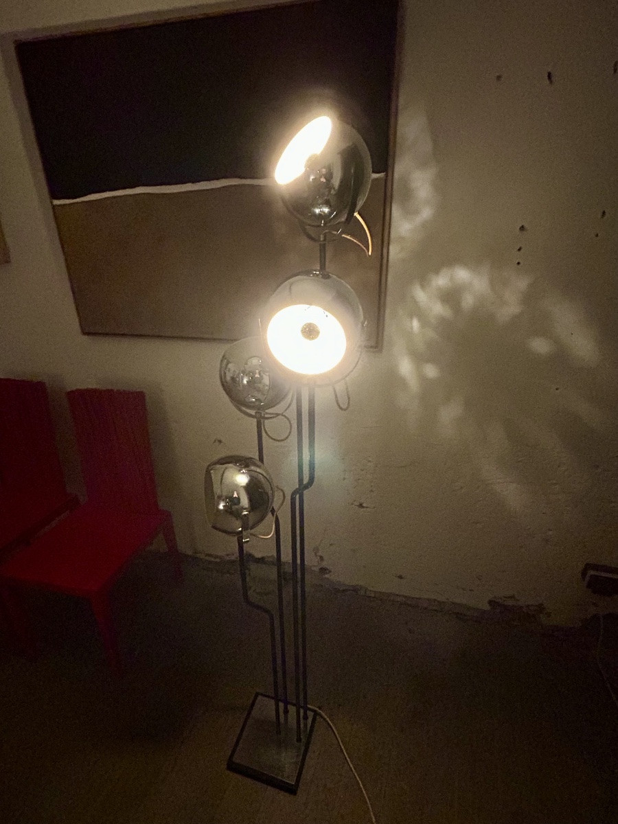 Lampadaire « four heads » de Goffredo Reggiani-photo-3