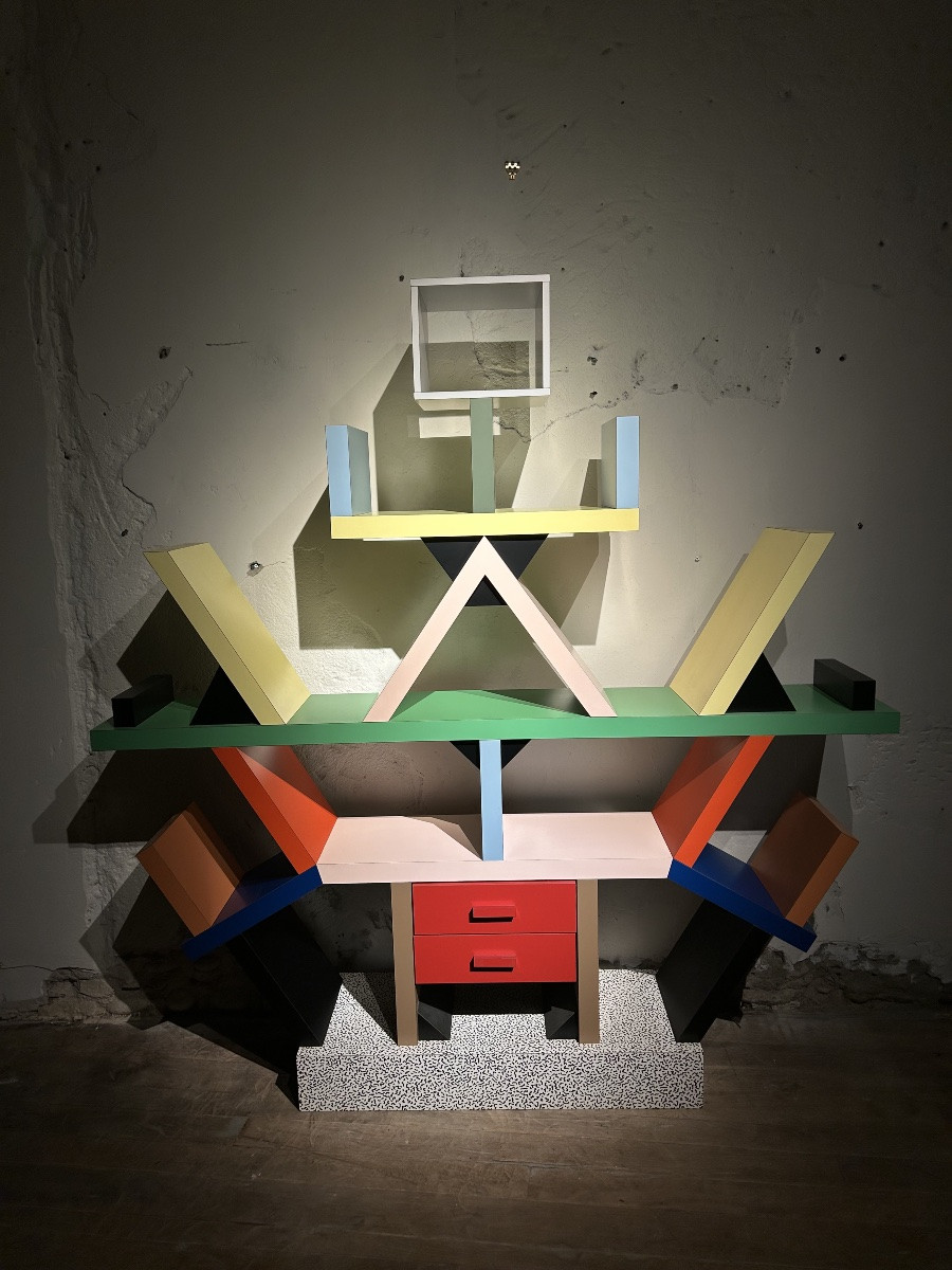 Ettore Sottsass - Bibliothèque Carlton - Memphis Milano-photo-3