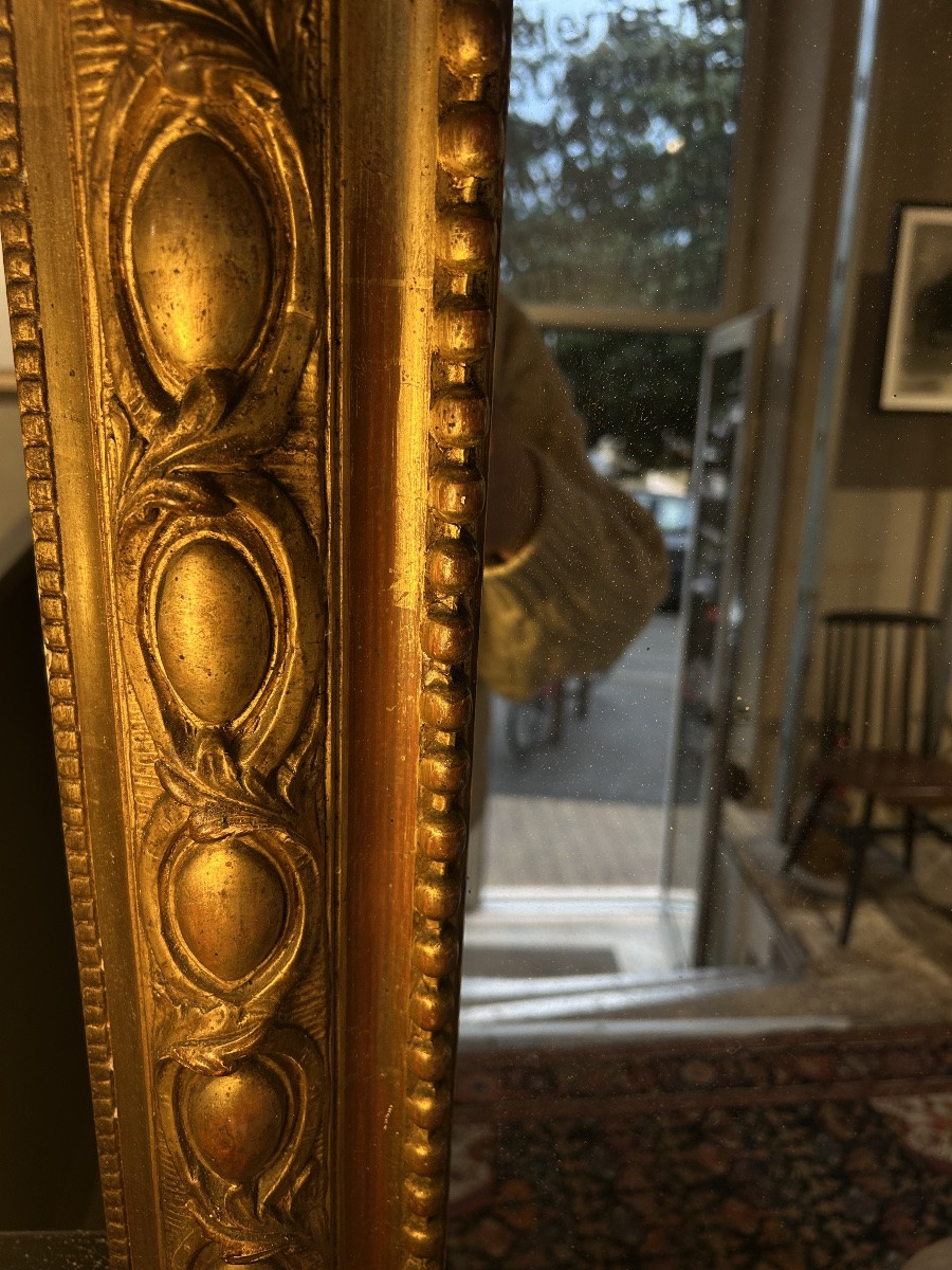 Large Louis Philippe Mirror, 19th Century-photo-2
