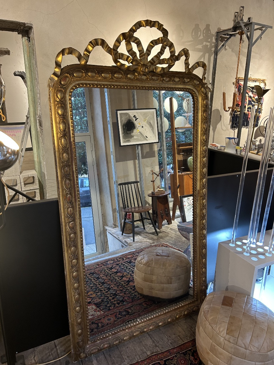 Large Louis Philippe Mirror, 19th Century-photo-6
