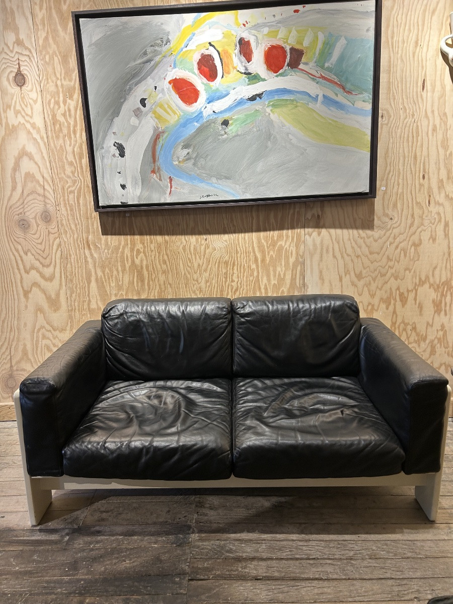 Canapé et fauteuil Bastiano de Afra & Tobia Scarpa-photo-3