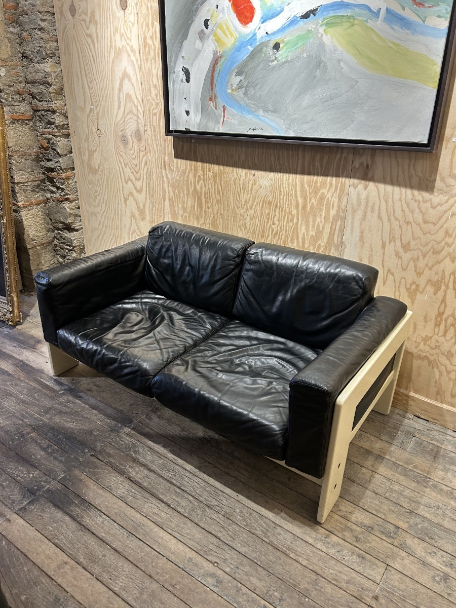 Canapé et fauteuil Bastiano de Afra & Tobia Scarpa-photo-4