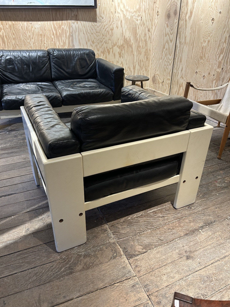 Canapé et fauteuil Bastiano de Afra & Tobia Scarpa-photo-1