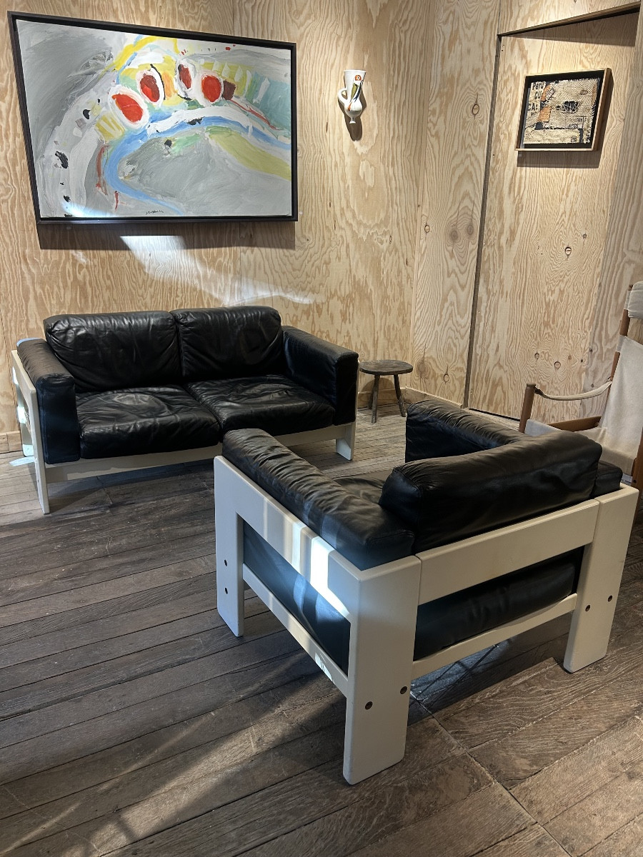 Canapé et fauteuil Bastiano de Afra & Tobia Scarpa