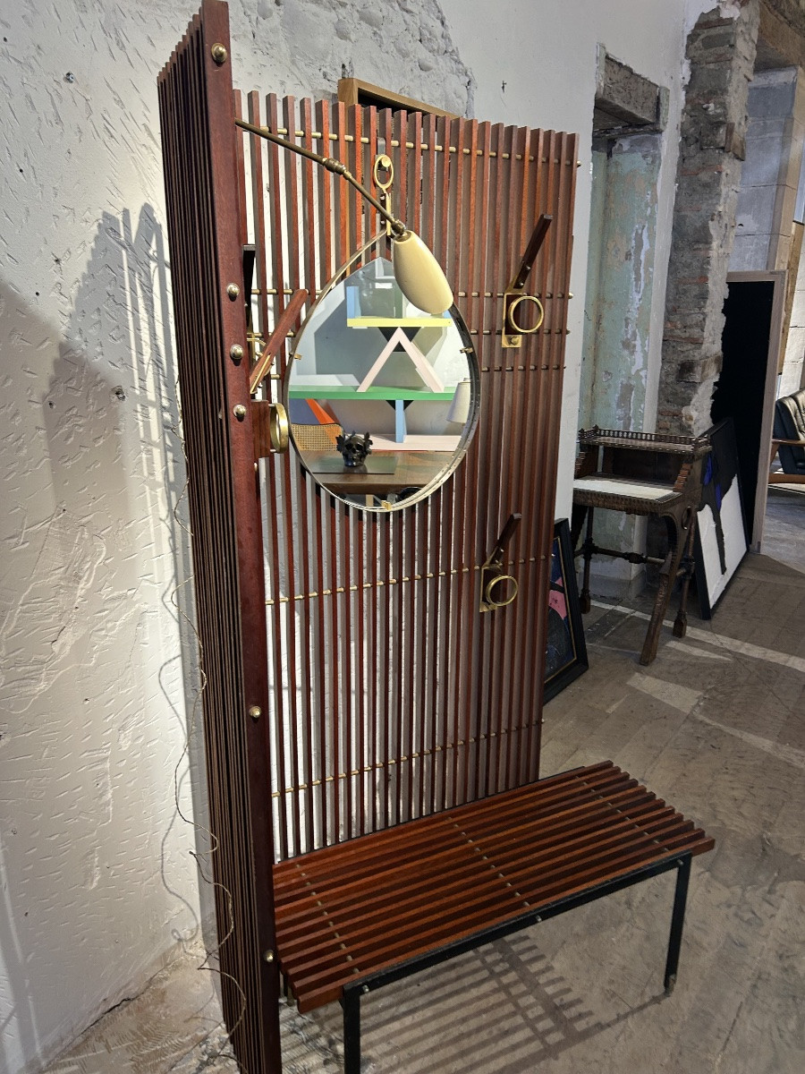 Porte manteau modulable italien années 60-photo-3