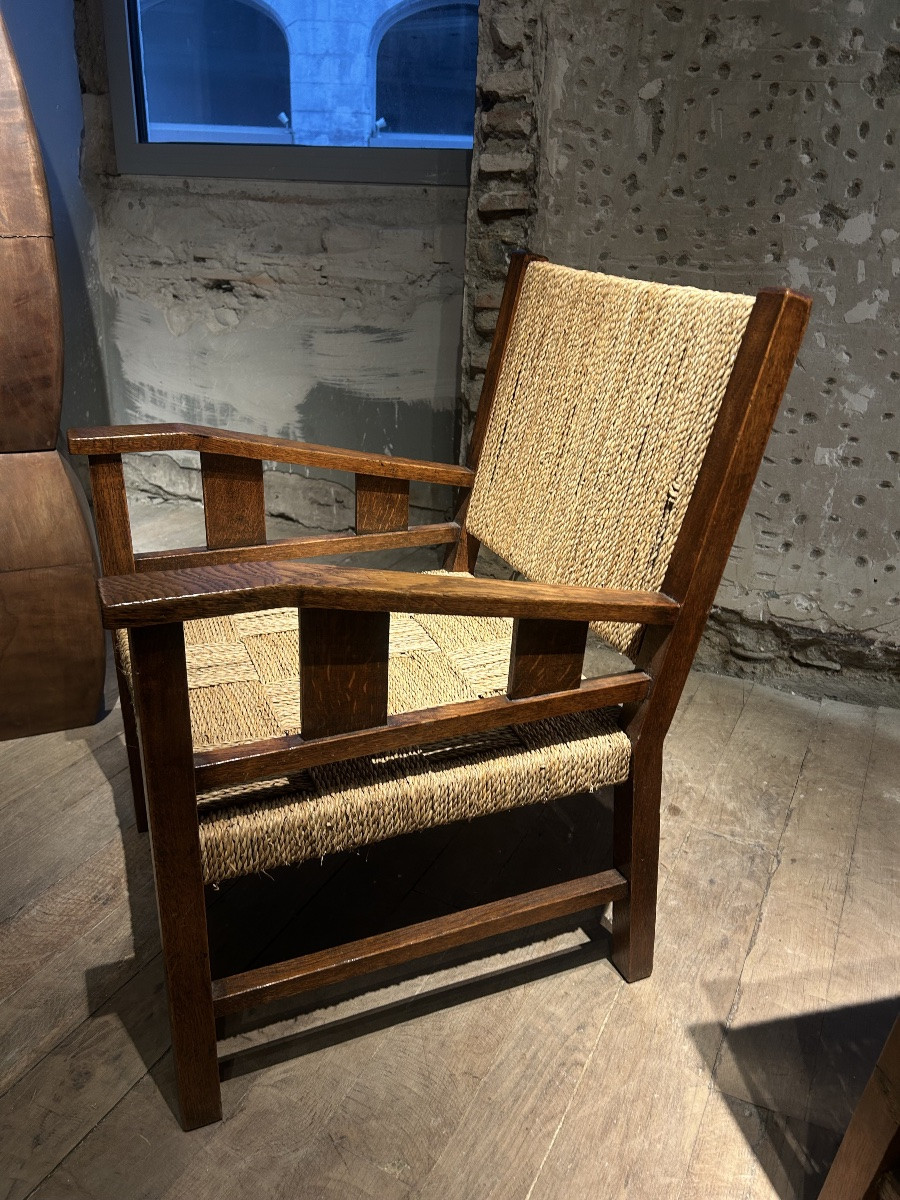 Francis Jourdain - Pair Of Armchairs Circa 1920-photo-2