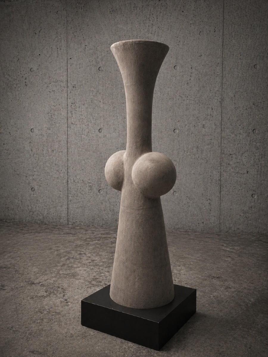 Large Sculpture "venere" By Ambrogio Pozzi-photo-4