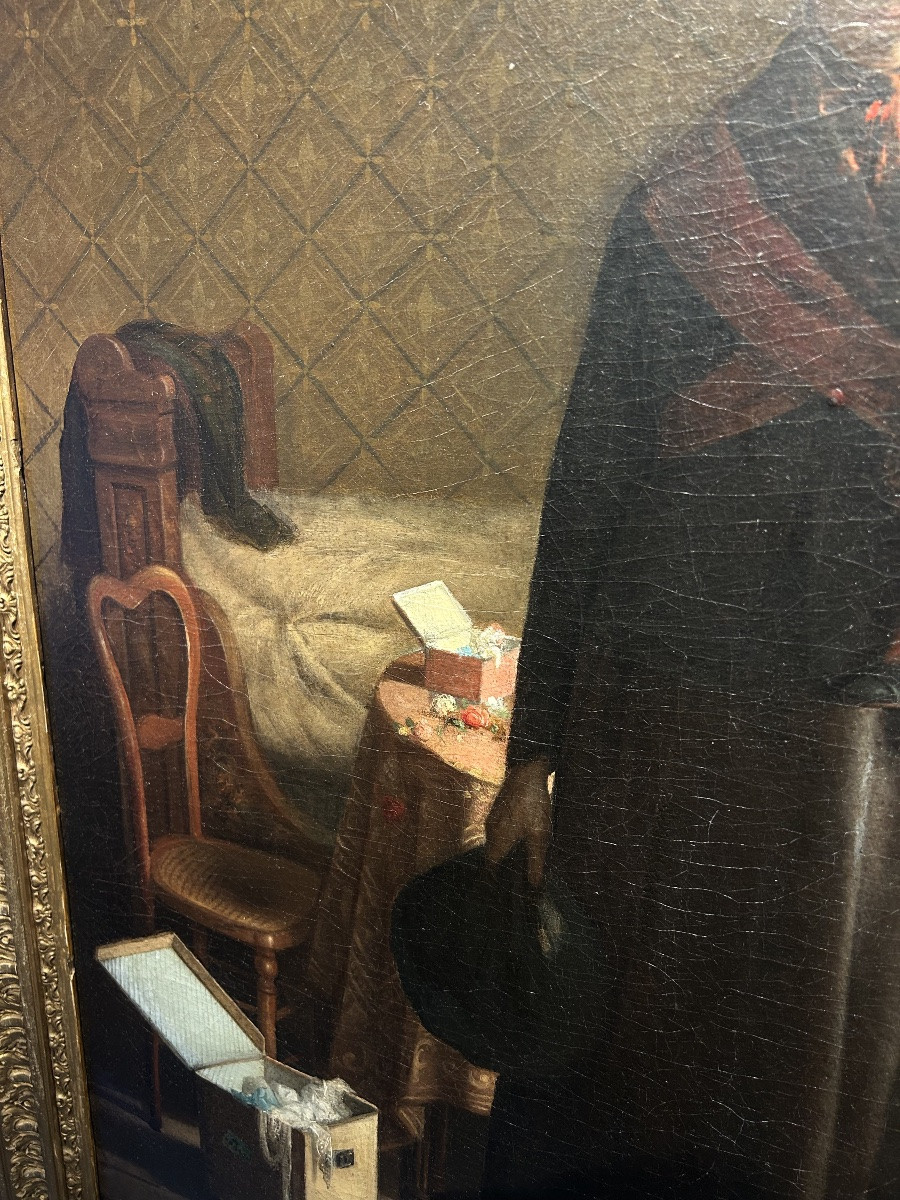 Jules Blin  Oil On Canvas-photo-3