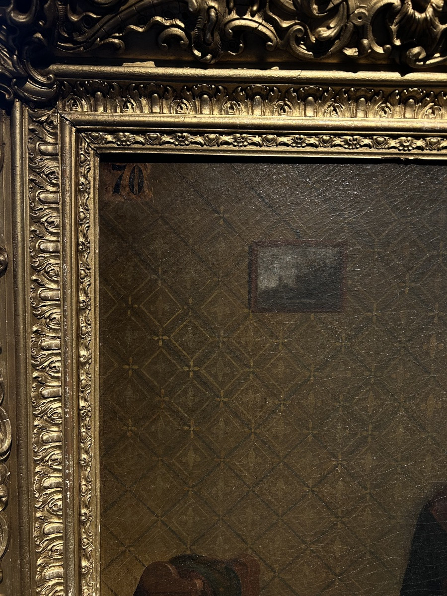 Jules Blin  Oil On Canvas-photo-4
