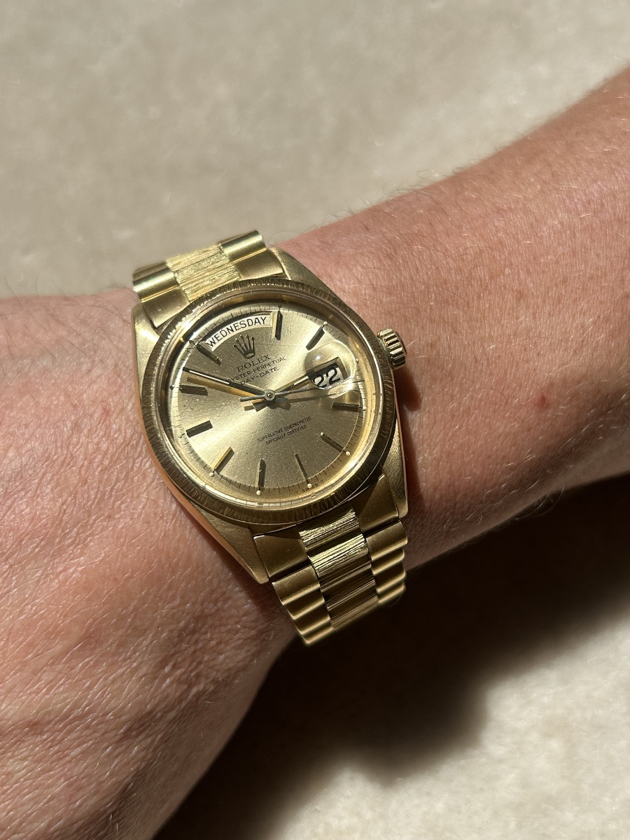 Rolex President Day-date 36 Ork18 Bark Finish