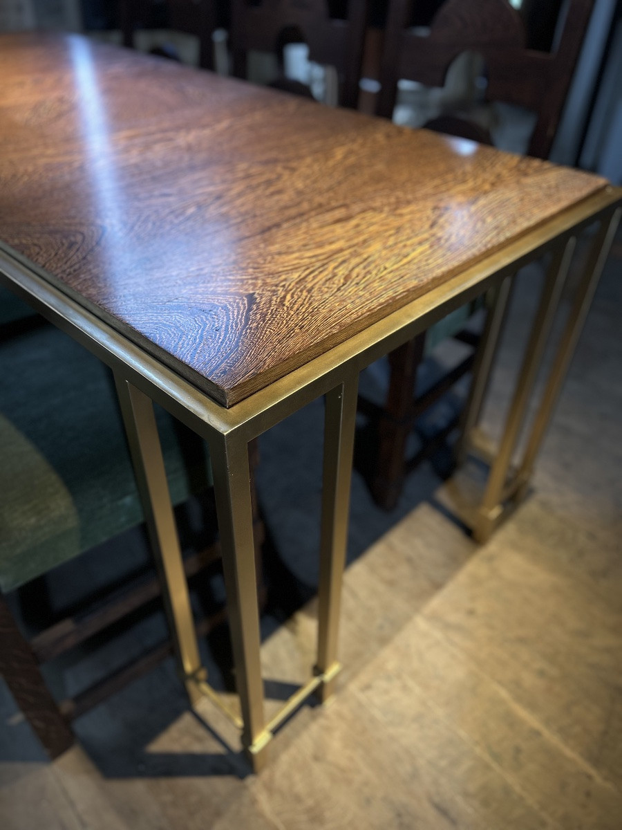 Table années 60 en palmier -photo-4
