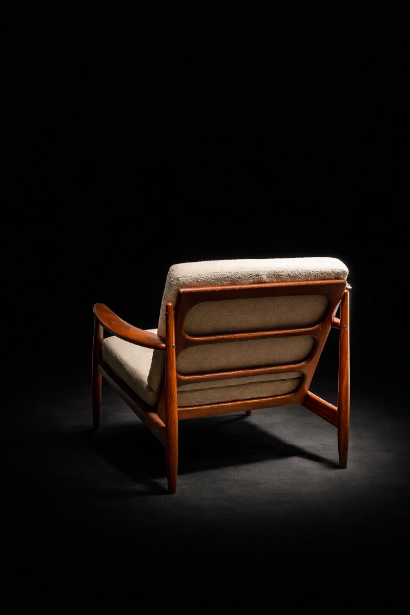 Grete Jalk - Set 1 Sofa 3-seater And 1 Pair Of Armchairs-photo-2