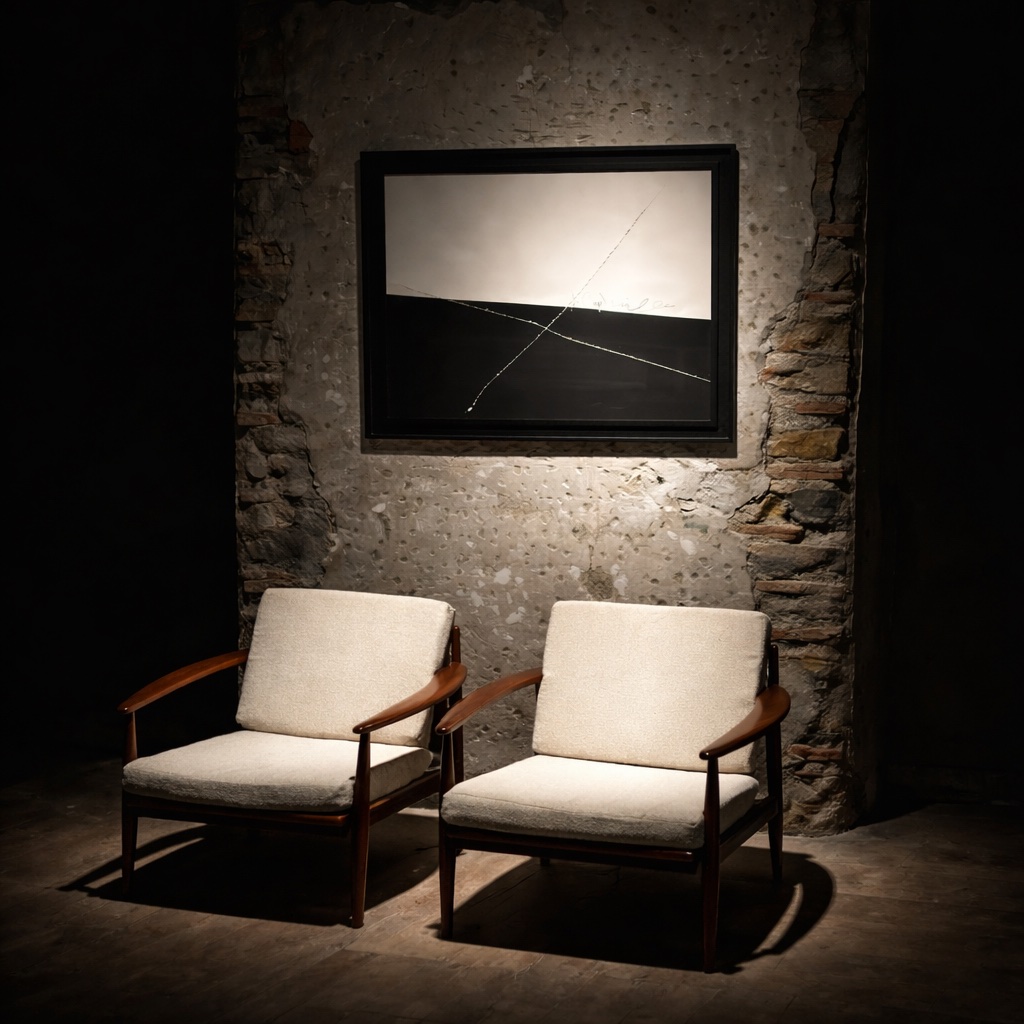 Grete Jalk - Set 1 Sofa 3-seater And 1 Pair Of Armchairs-photo-3