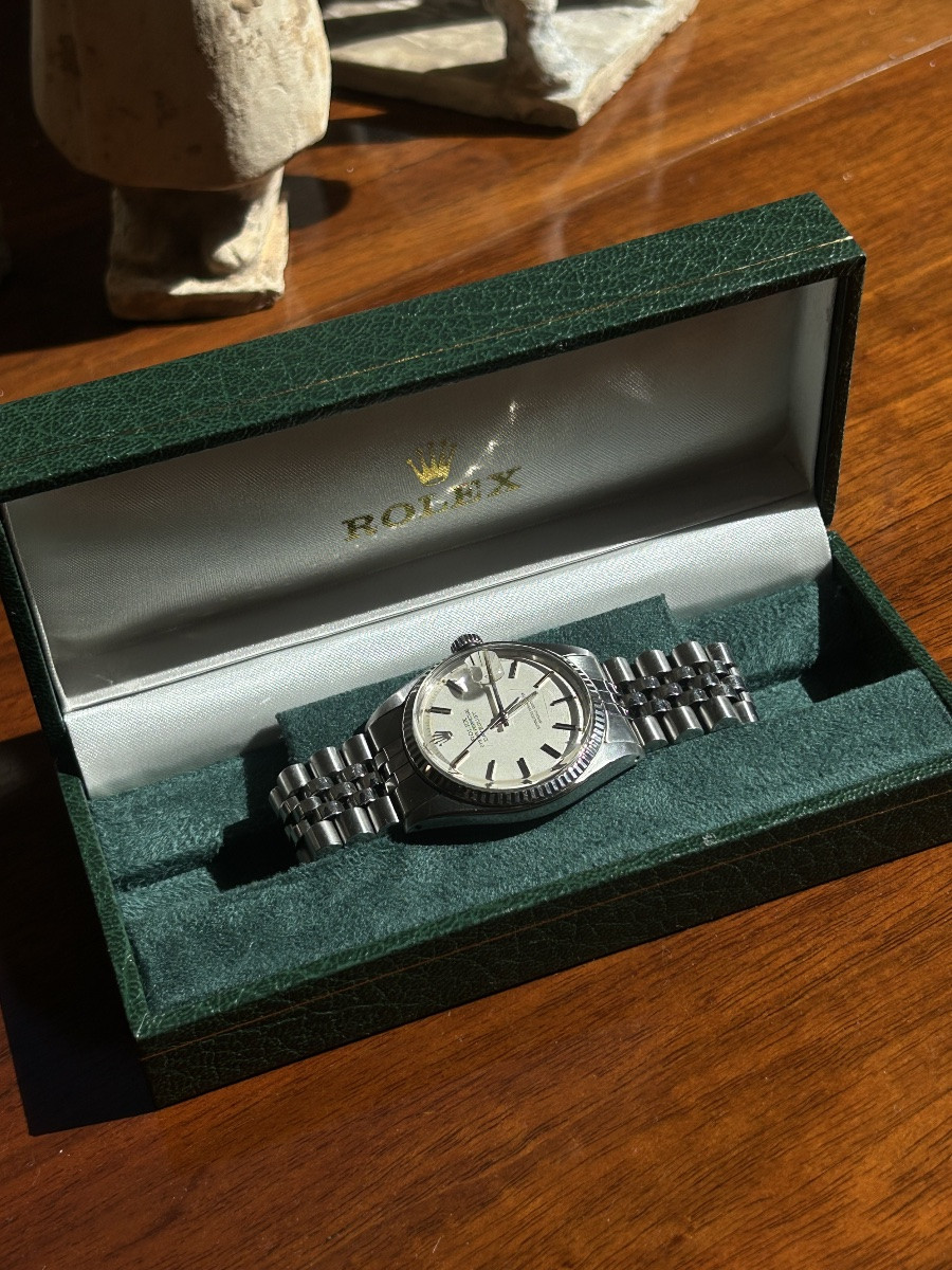 Rolex Date Just 1601 Steel And White Gold Circa 1975-photo-4