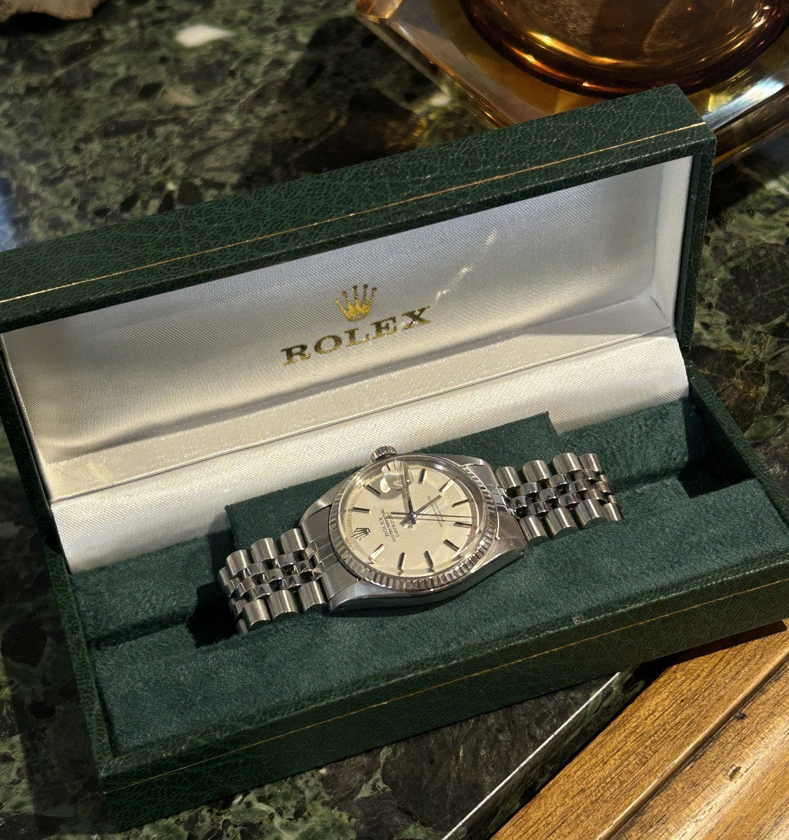 Rolex Date Just 1601 Steel And White Gold Circa 1975