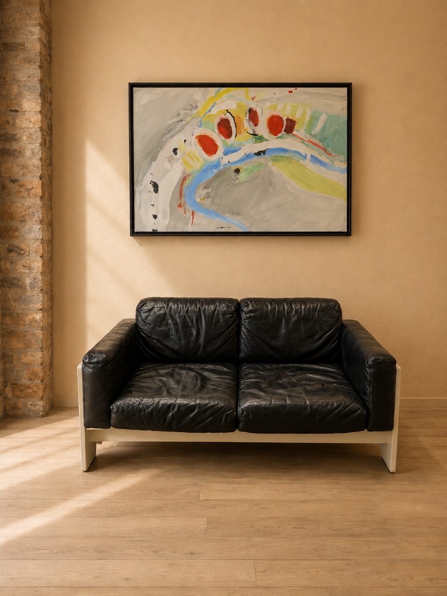 Bastiano Sofa And Armchair By Afra & Tobia Scarpa-photo-4