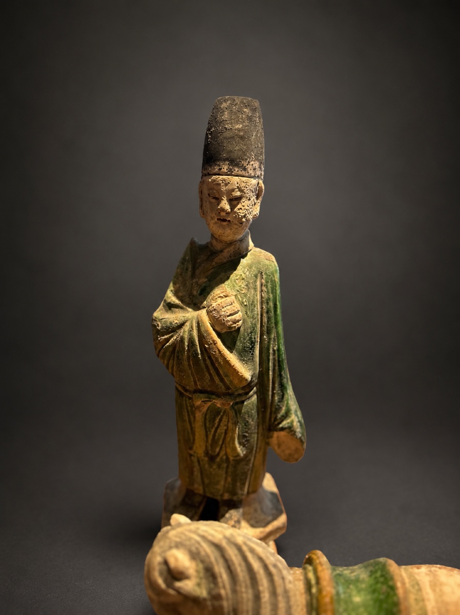 Ensemble de 6 sculptures Tang - Chine-photo-8