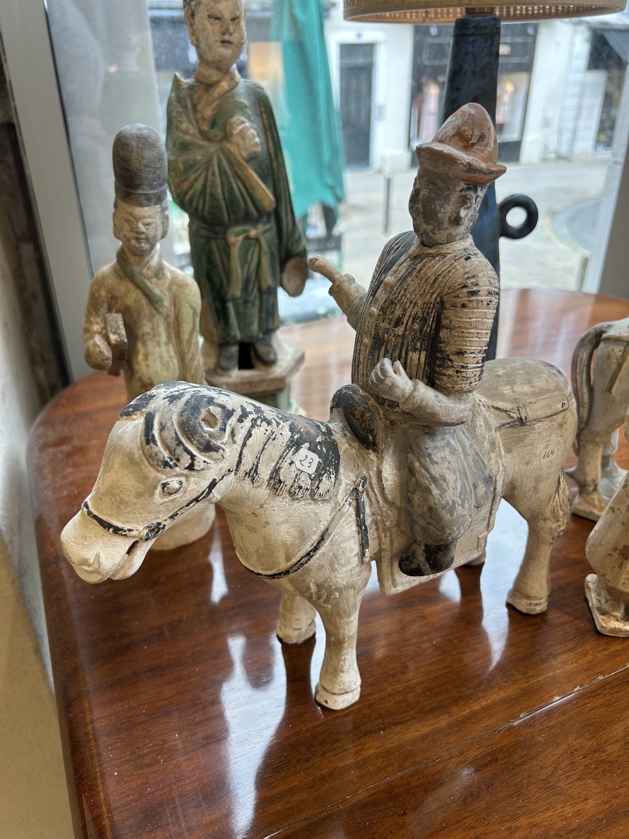 Ensemble de 6 sculptures Tang - Chine