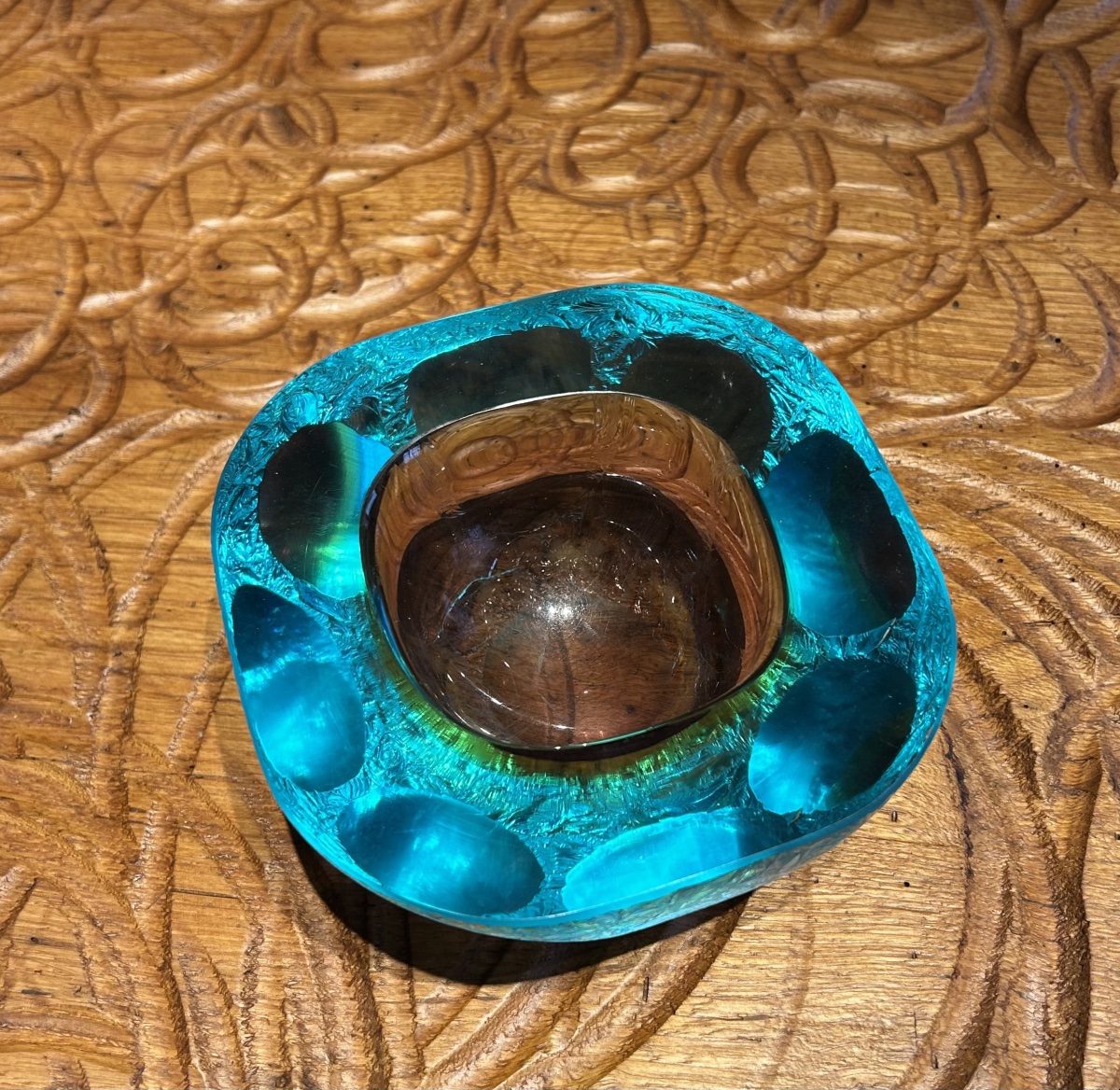 Seguso - Vide poche cendrier en verre de murano-photo-3