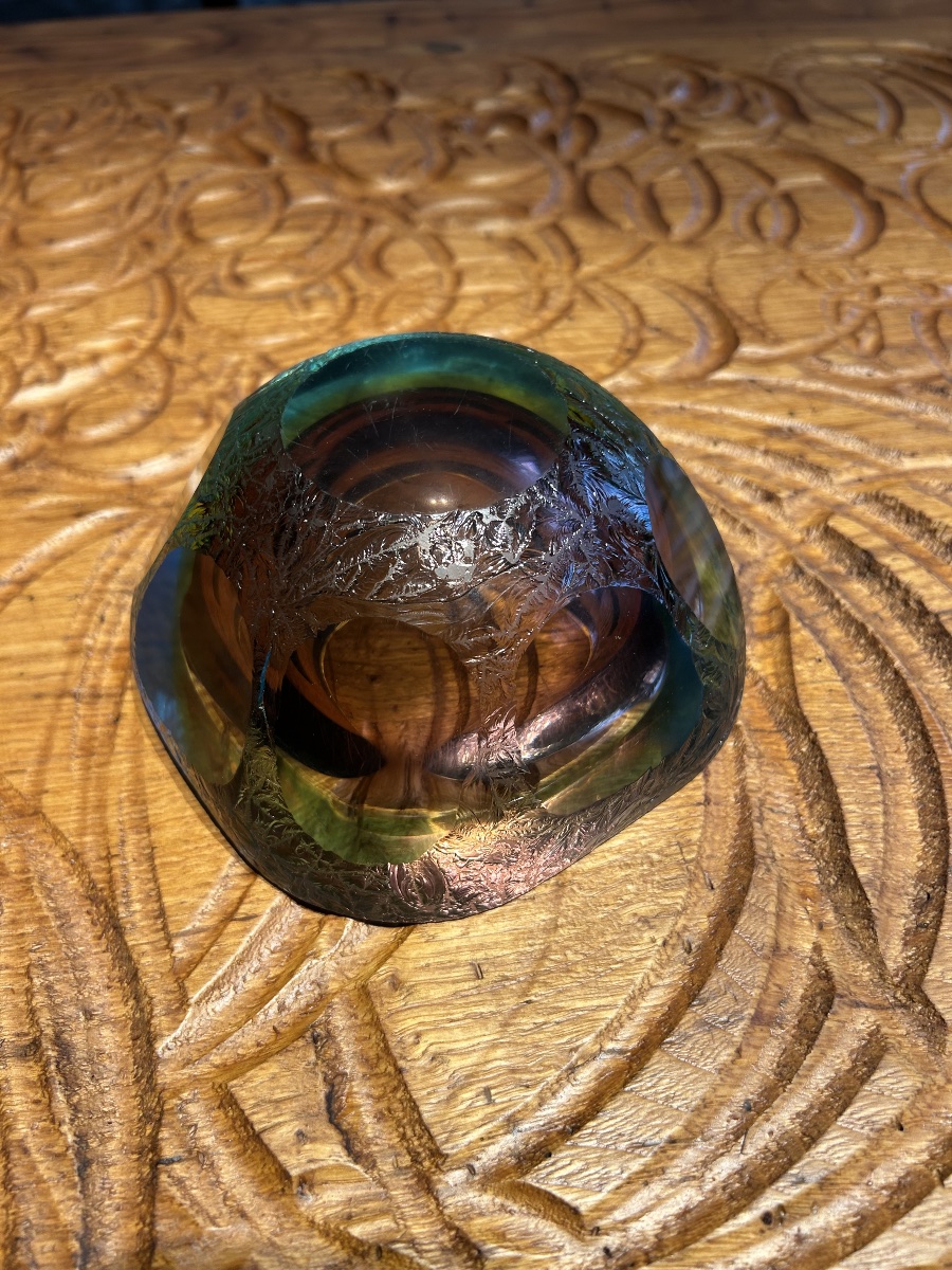 Seguso - Vide poche cendrier en verre de murano-photo-4