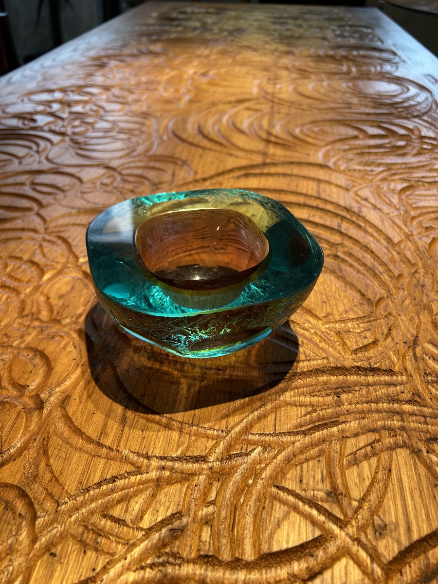 Seguso - Vide poche cendrier en verre de murano-photo-3