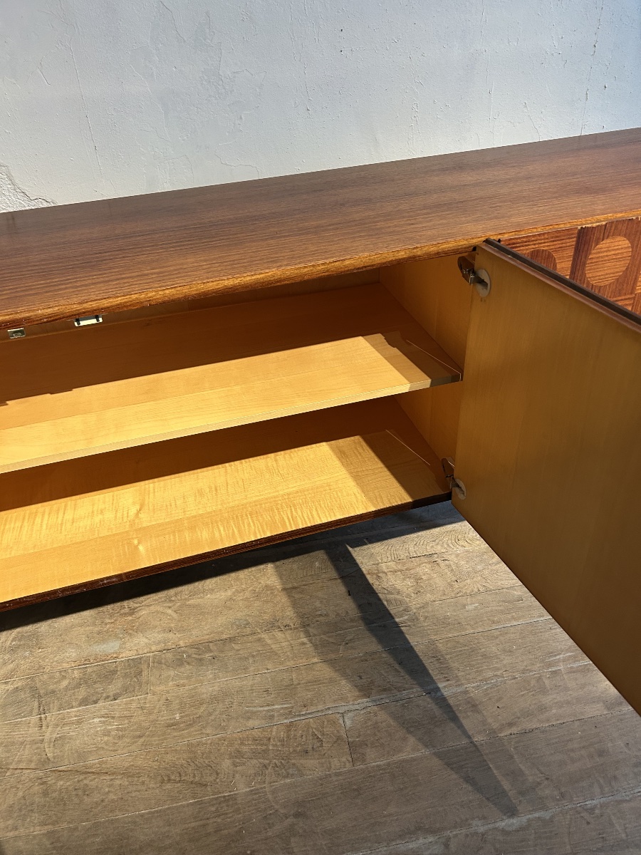 1960s Teak Marquetry Sideboard-photo-4