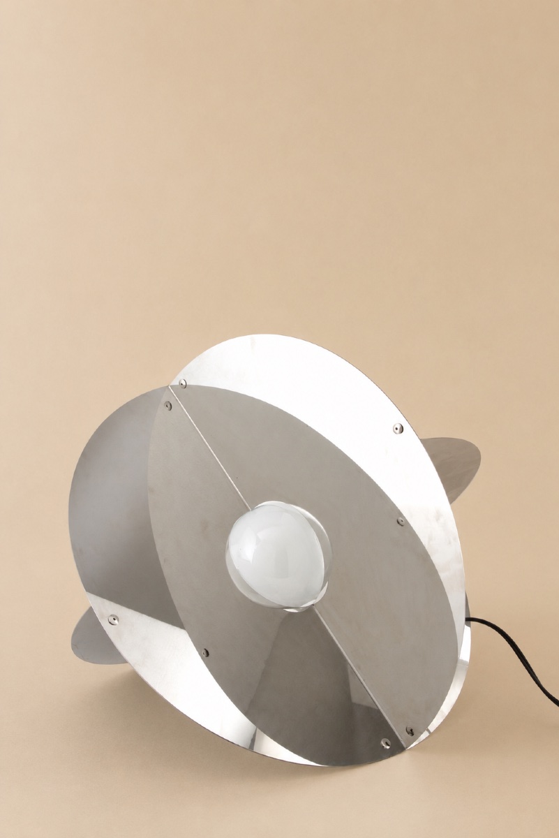 Rinaldo Cutini - Lampe Luna, édition New Lamp, Italie , 1970