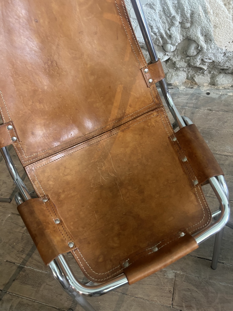 Charlotte Perriand, Set Of 4 Chairs For Les Arcs, 1960-photo-5