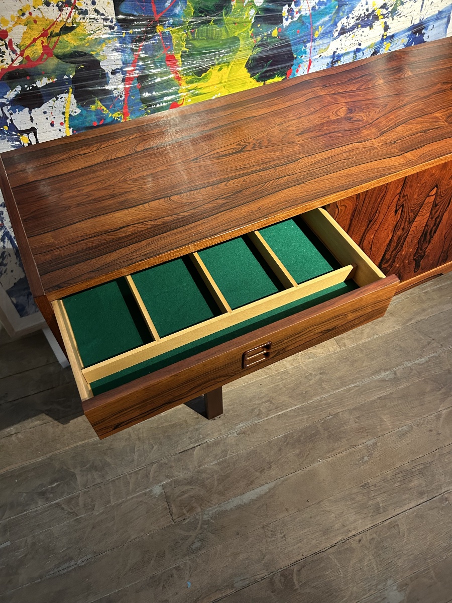 Rio Rosewood Sideboard By Erik Wort, Denmark, 1960-photo-3