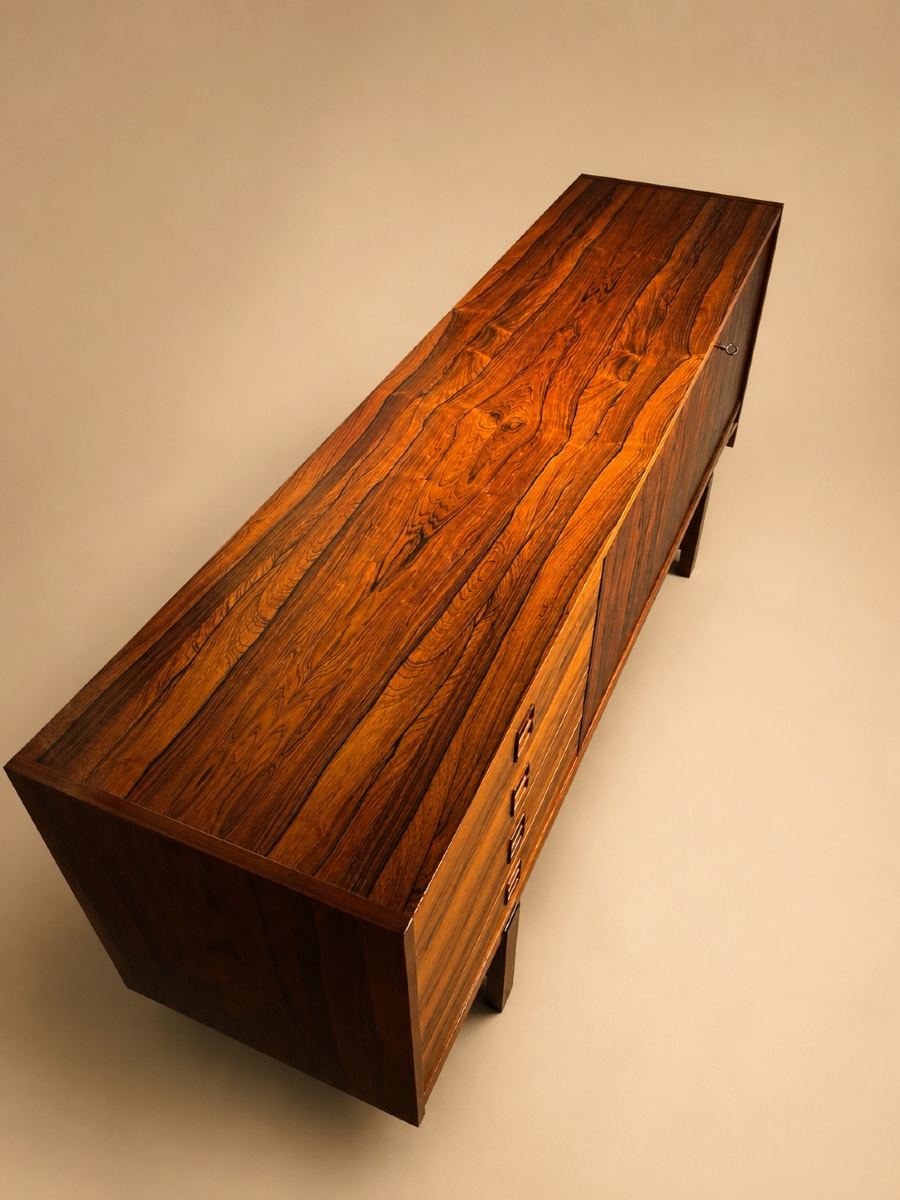 Rio Rosewood Sideboard By Erik Wort, Denmark, 1960-photo-1