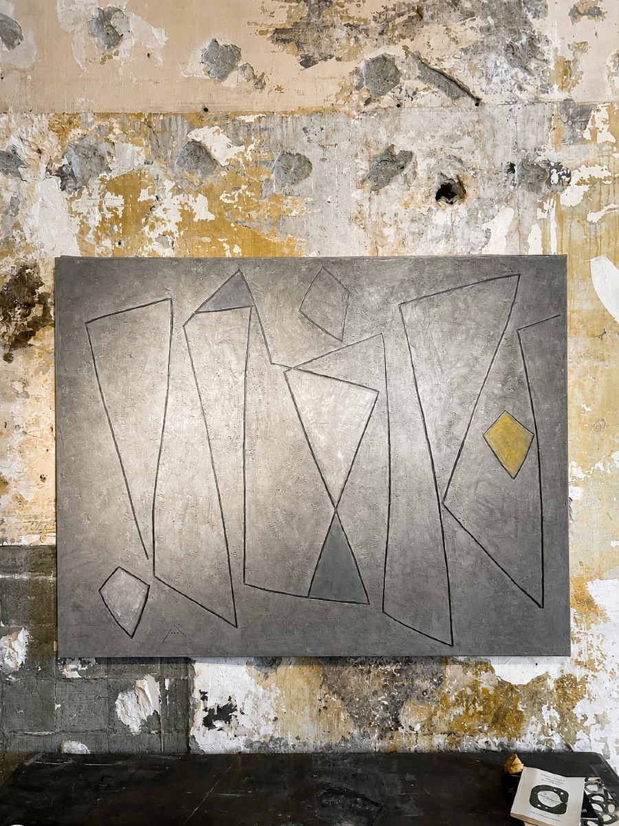 GEORGES FERRATO - CIMENT SUR TOILE