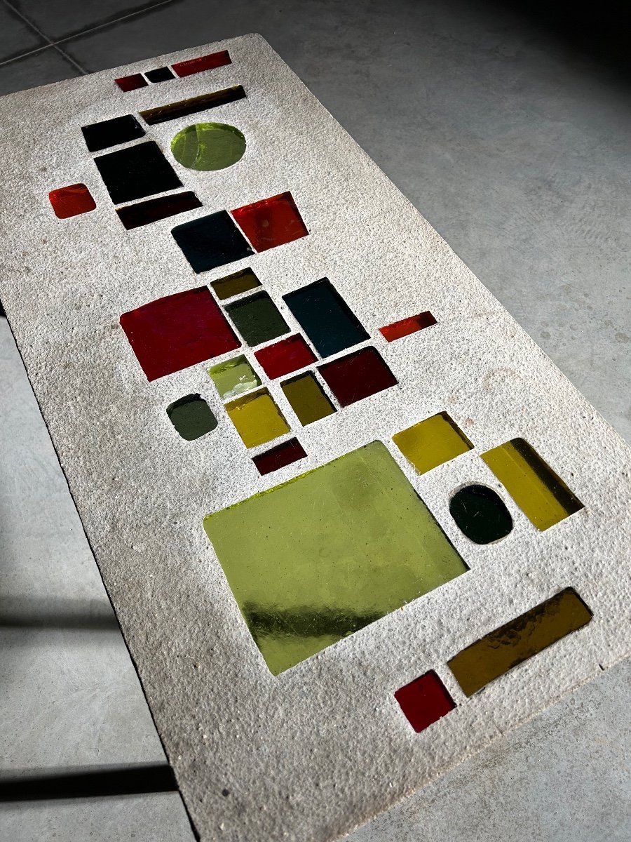 JACQUES AVOINET - UNIQUE TABLE BASSE ANNÉES 60-photo-6