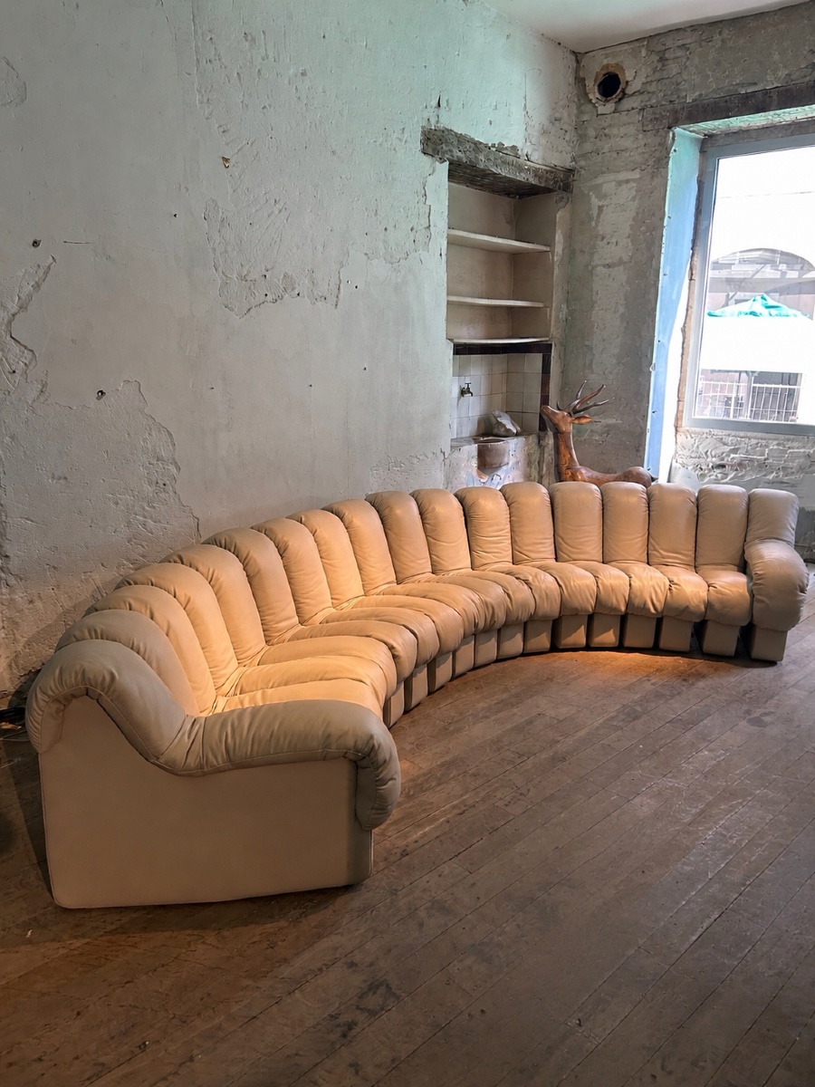 Canapé modulable De Sede Ds600 en cuir
