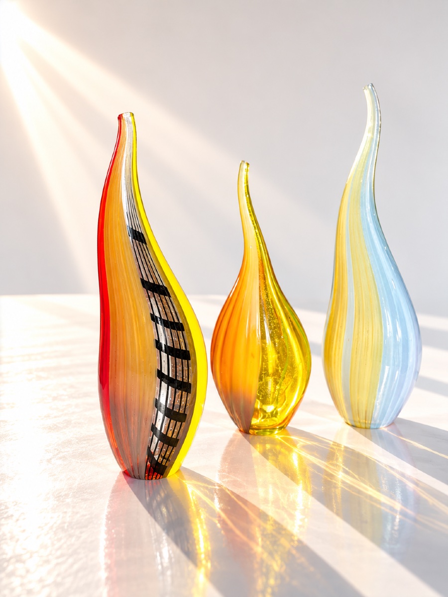 Ensemble de 7 verreries d’Afro Celotto - Murano-photo-2
