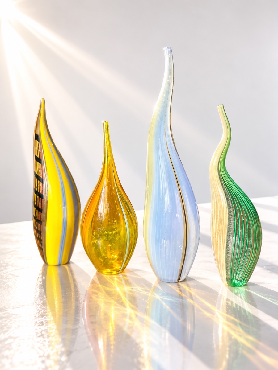 Ensemble de 7 verreries d’Afro Celotto - Murano-photo-3