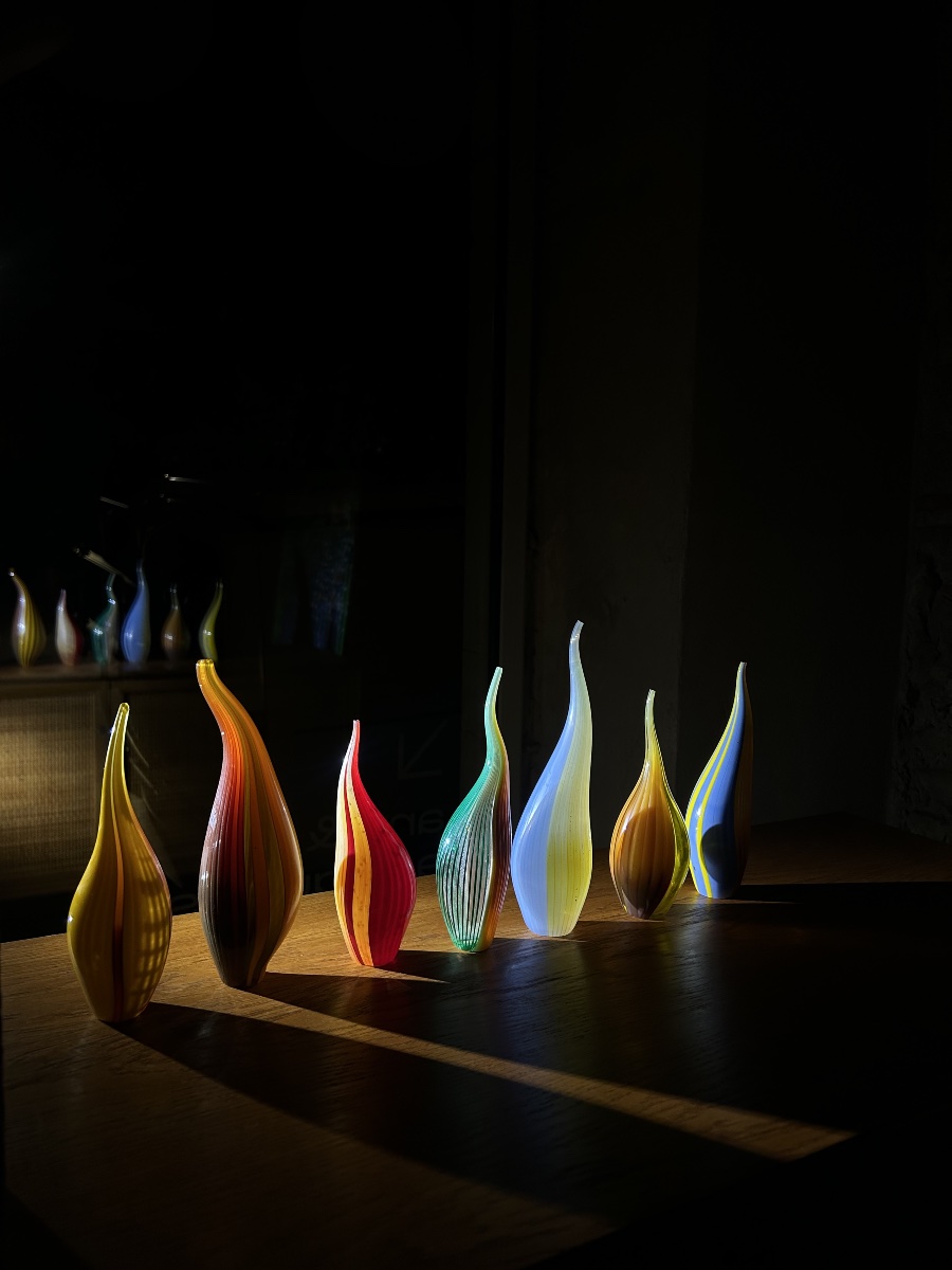 Ensemble de 7 verreries d’Afro Celotto - Murano-photo-5