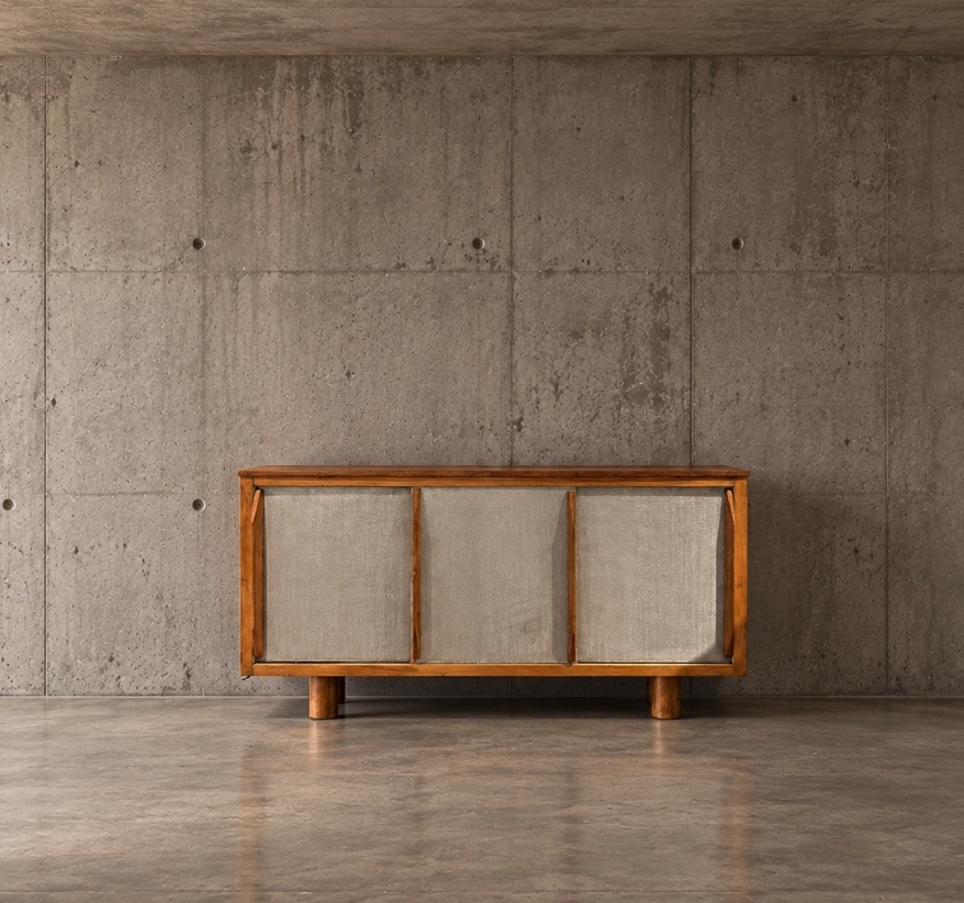 3-door Sideboard From The 1950s