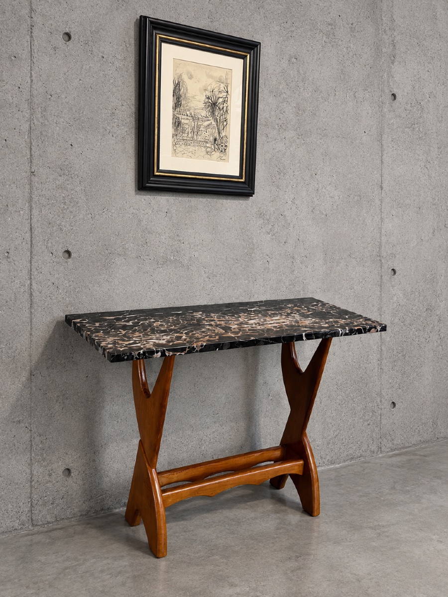 Paolo Buffa - Console Table With Planters, Circa 1950-photo-4