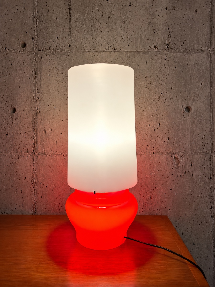 Murano Glass Lamp By Vistosi, Italy, 1960