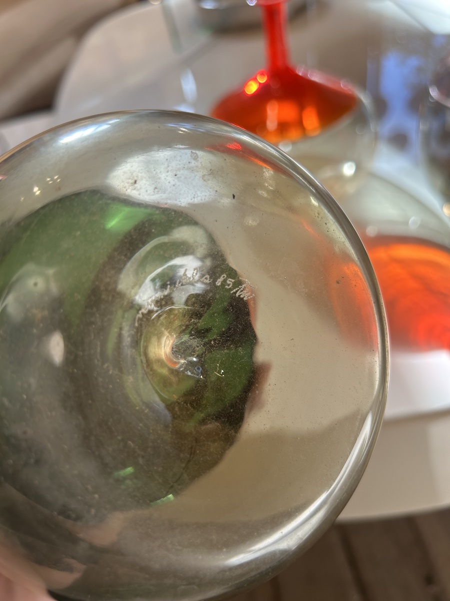 Tapio Wirkkala - Trio bolle en verre de Murano par Venini 1985-photo-4
